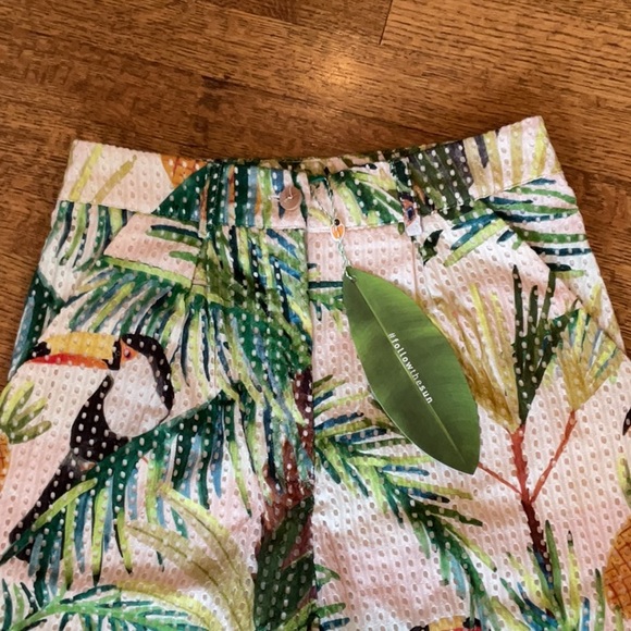 🆕FARM Rio Toucan Paradise Eyelet Pants - Picture 6 of 13